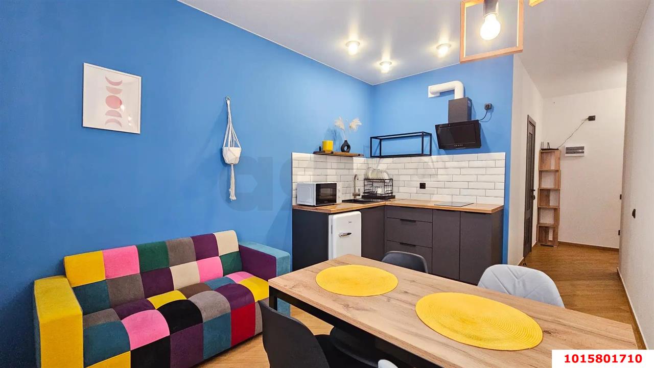 Фото №6: 1-комнатная квартира 40&nbsp;м², 5/12&nbsp;эт. - Краснодар, Прикубанский внутригородской округ, ЖК Небо, мкр. 9-й километр, ул. Ярославская, 115лит2