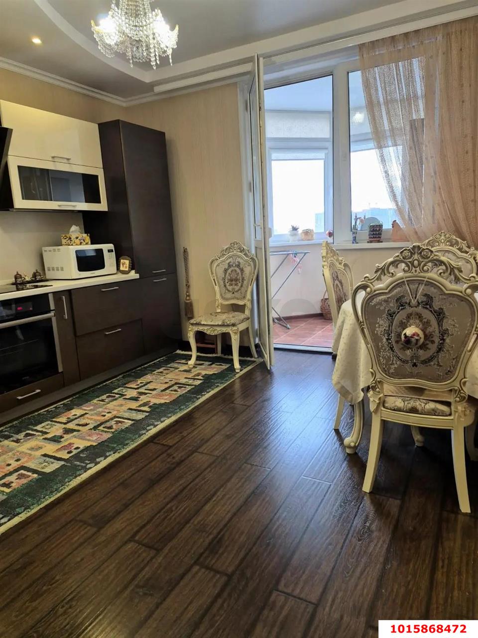 Фото №3: 1-комнатная квартира 56&nbsp;м², 15/21&nbsp;эт. - Краснодар, Прикубанский внутригородской округ, Круглик, мкр. Школьный, ул. Филатова, 19/2