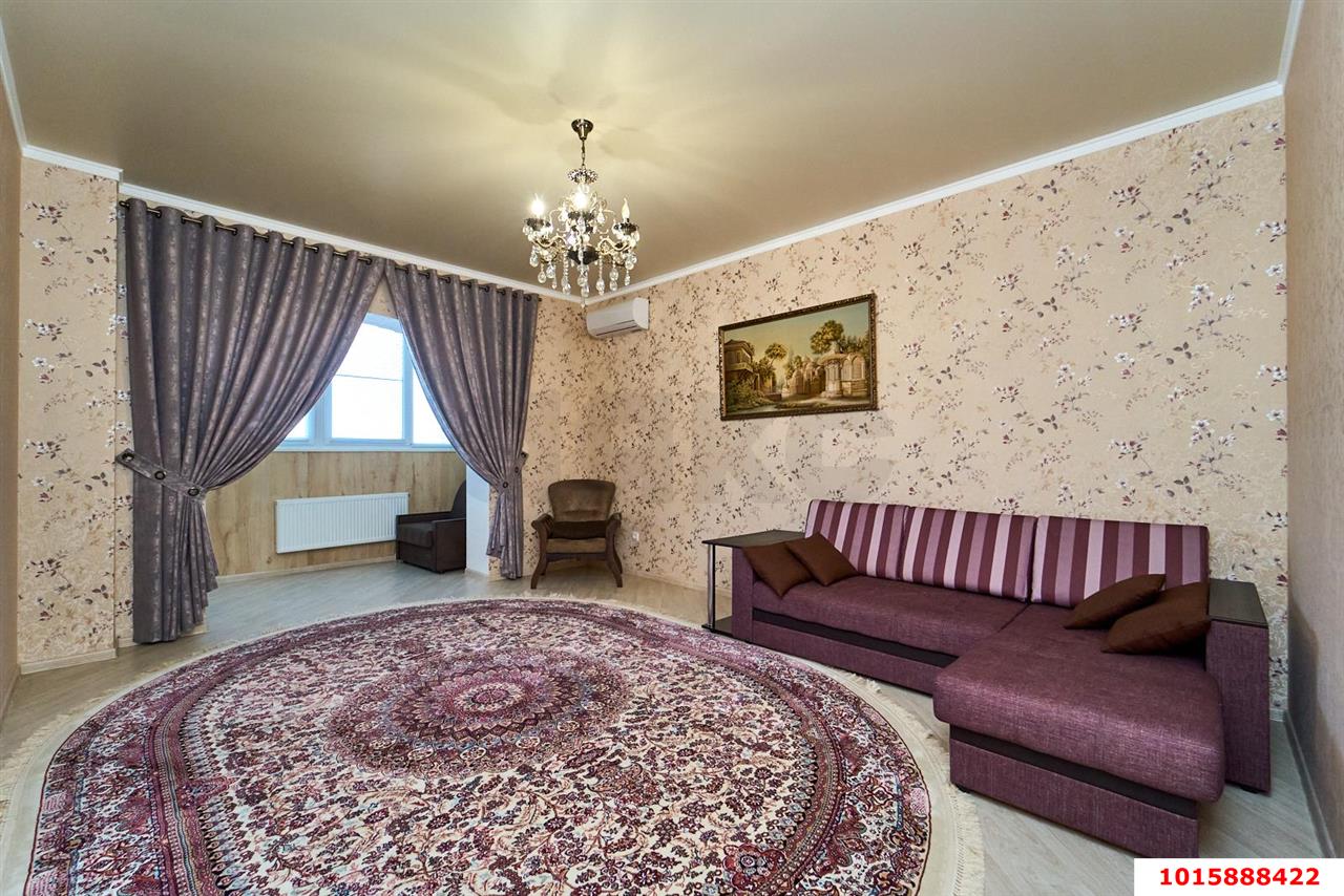 Фото №1: 2-комнатная квартира 80&nbsp;м², 4/17&nbsp;эт. - Краснодар, Прикубанский внутригородской округ, Фестивальный, мкр. Солнечный, ул. имени Симиренко, 71к1
