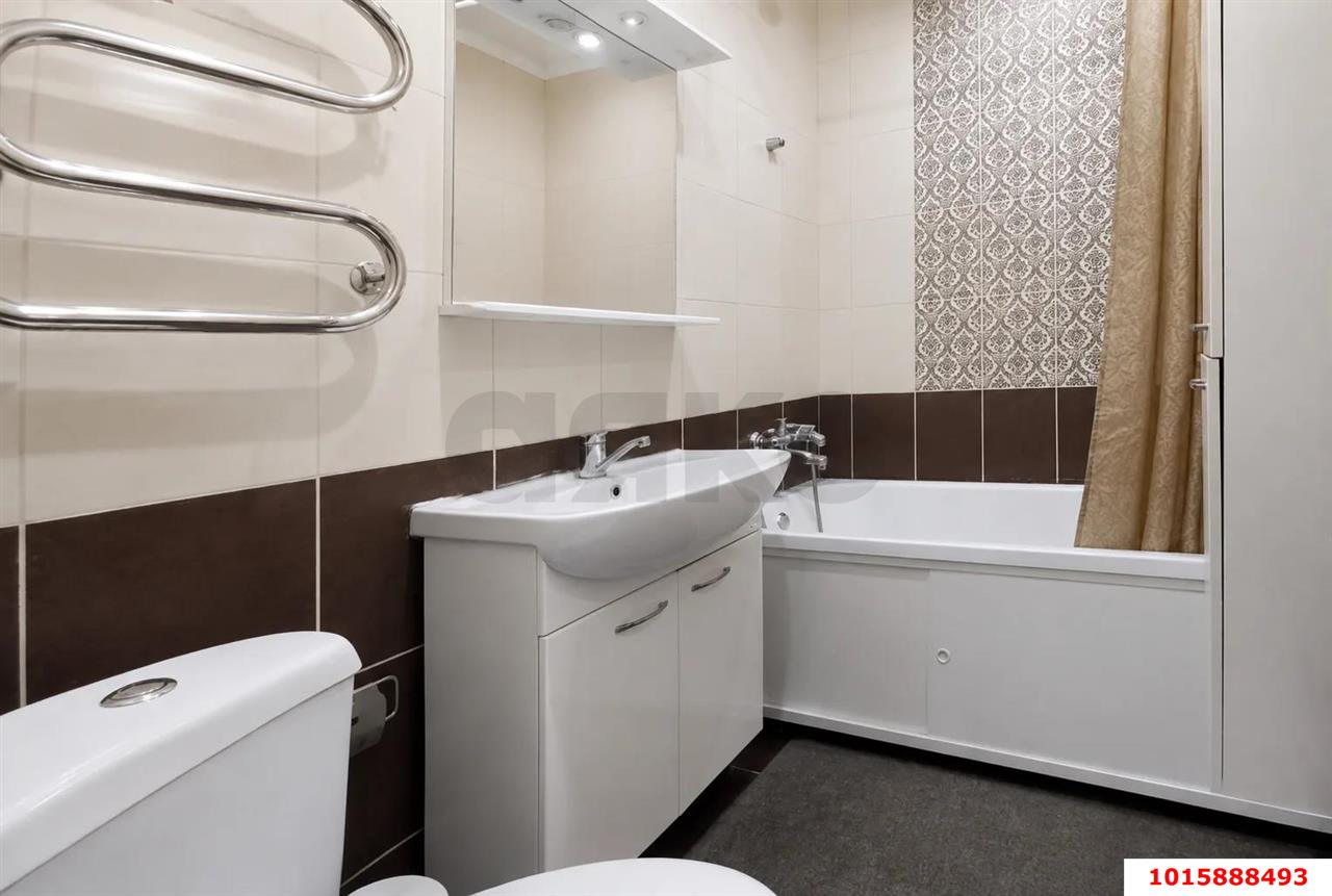 Фото №6: 1-комнатная квартира 45&nbsp;м², 2/16&nbsp;эт. - Краснодар, Прикубанский внутригородской округ, жилой комплекс Приоритет, ж/м имени Демьяна Бедного, ул. Степная, 1/1к3
