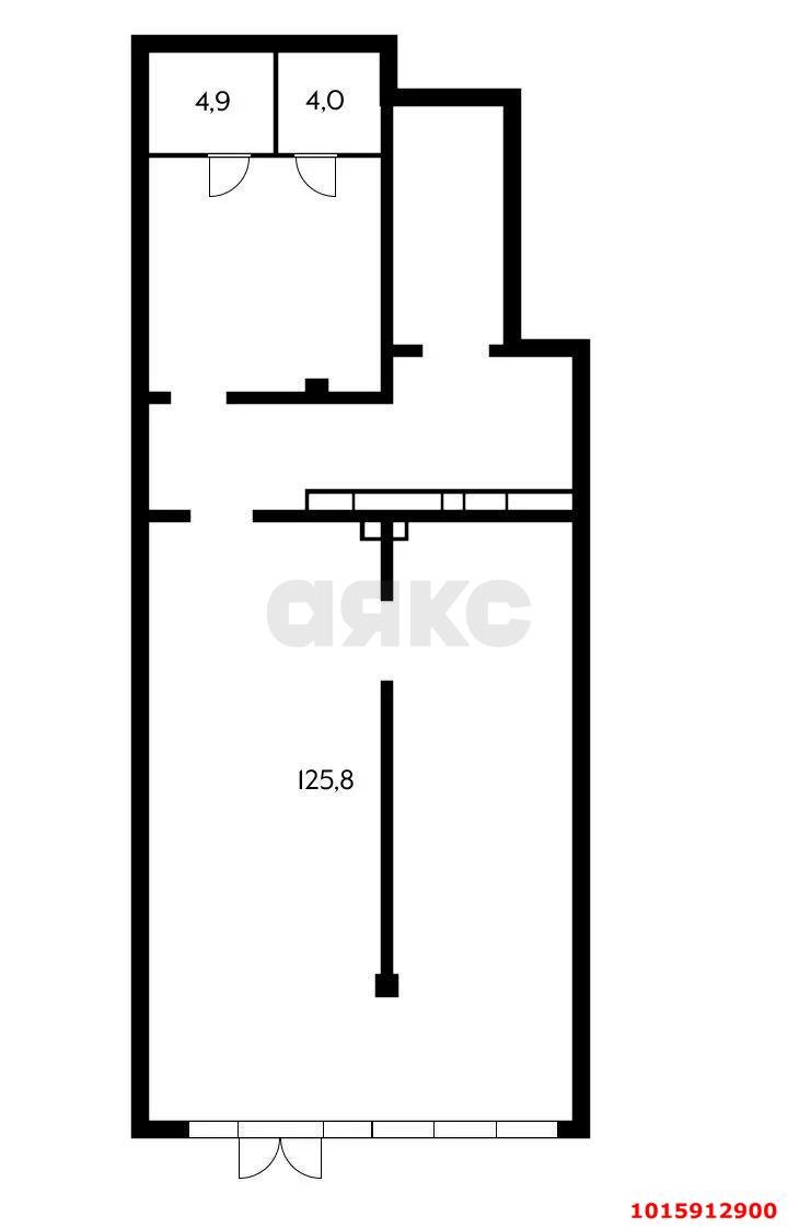 Фото №14: Торговое помещение 134&nbsp;м², 1/24&nbsp;эт. - Краснодар, Прикубанский внутригородской округ, Круглик, жилой комплекс Сердце, мкр. Школьный, ул. Школьная, 1