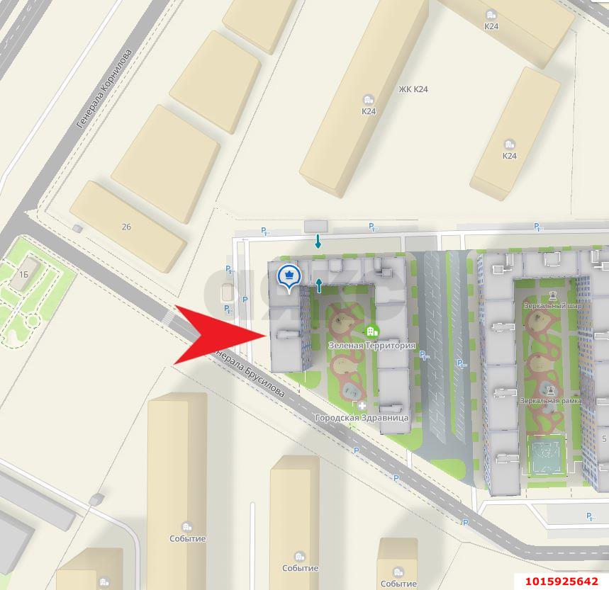 Фото №6: Торговое помещение 62&nbsp;м², 1/9&nbsp;эт. - Краснодар, Прикубанский внутригородской округ, мкр. жилой комплекс Зелёная Территория, ул. имени Генерала Брусилова, 5