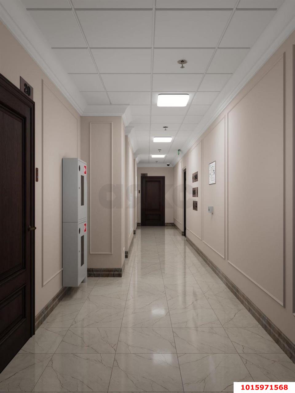 Фото №3: 1-комнатная квартира 39&nbsp;м², 7/19&nbsp;эт. - Краснодар, Прикубанский внутригородской округ, жилой комплекс Аксиома, мкр. Догма Парк, ул. Марины Цветаевой, 17к2