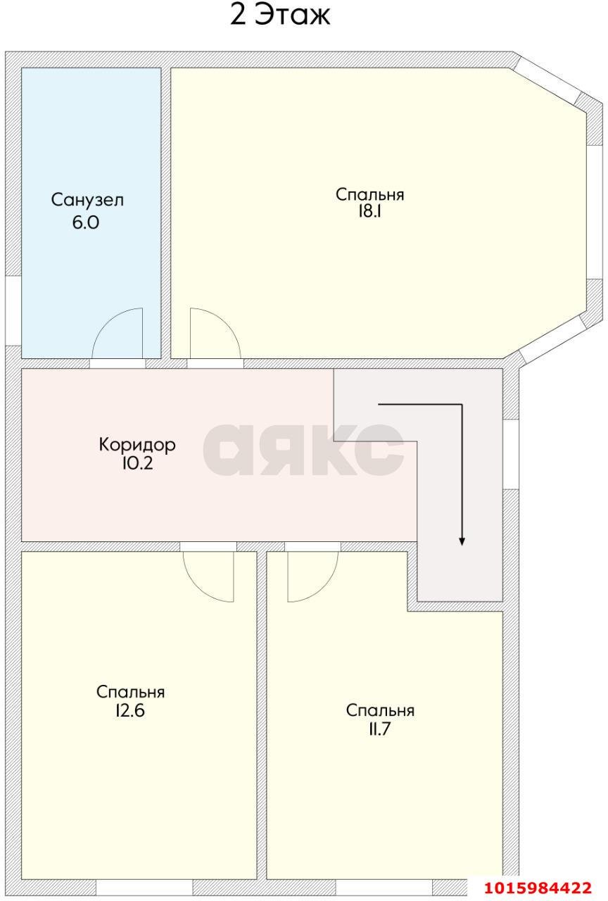 Фото №19: Дом 130&nbsp;м² + 2.5&nbsp;сот., 2&nbsp;эт. - Краснодар, Прикубанский внутригородской округ, Калинино, мкр. Завод Радиоизмерительных Приборов, ул. Переяславская, 41