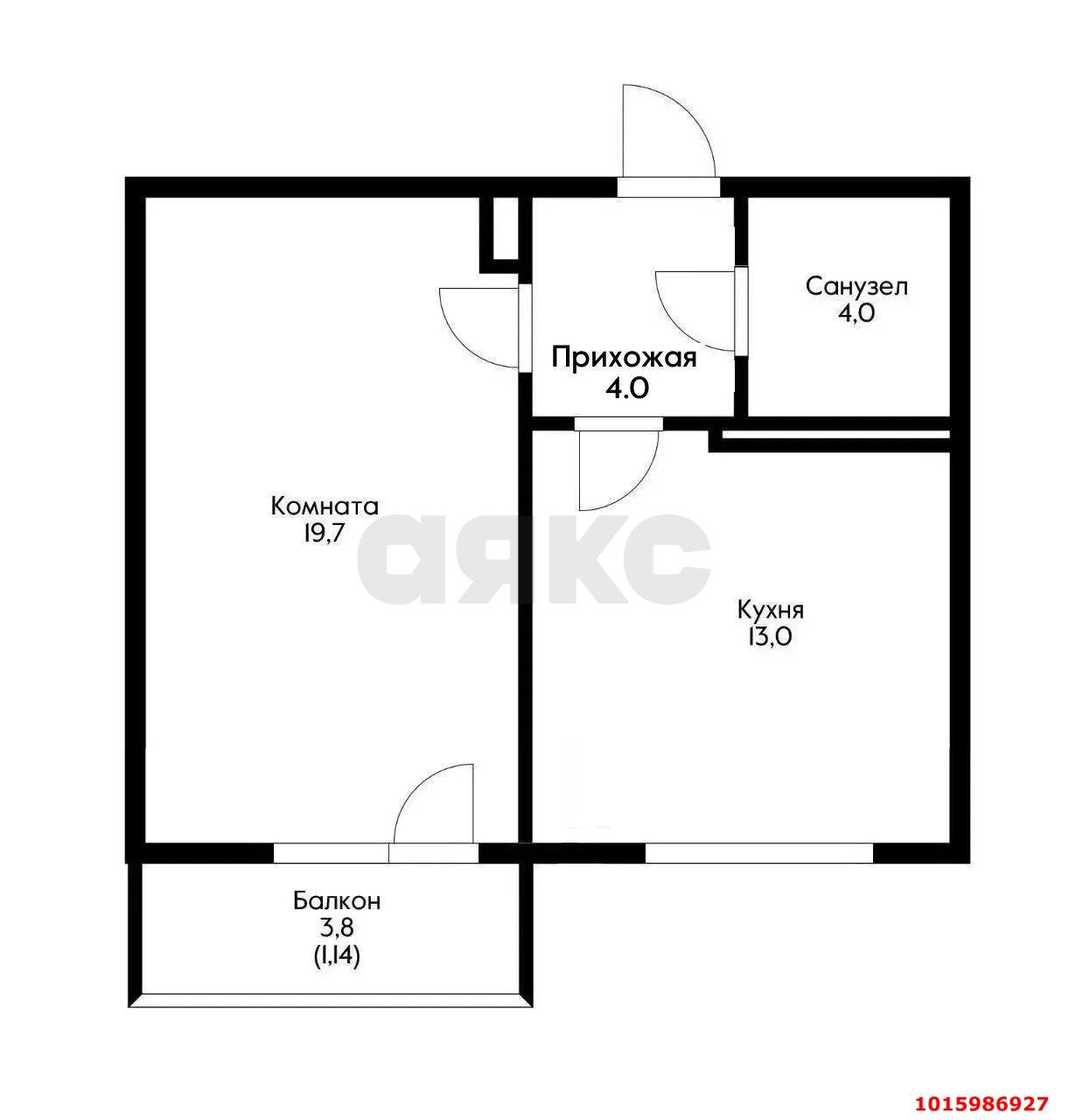 Фото №4: 1-комнатная квартира 41&nbsp;м², 16/16&nbsp;эт. - Краснодар, Карасунский внутригородской округ, Гидростроителей, мкр. ЖК Феникс, ул. имени В.Н. Мачуги, 6
