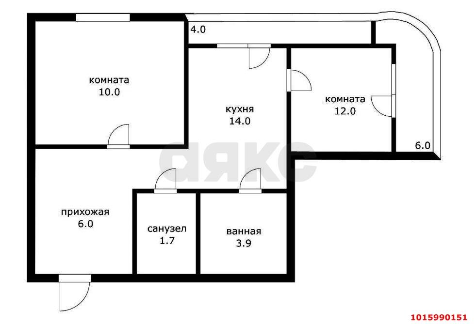 Фото №20: 2-комнатная квартира 55&nbsp;м², 10/19&nbsp;эт. - Краснодар, Прикубанский внутригородской округ, жилой комплекс Мозаика, ж/м имени Демьяна Бедного, ул. Степная, 1/1