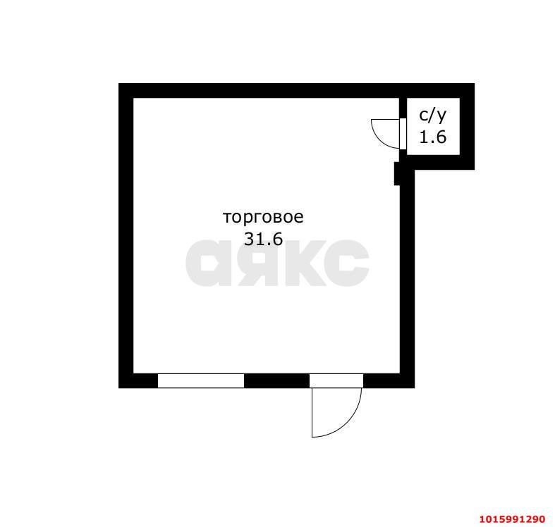 Фото №6: Торговое помещение 33&nbsp;м², 1/2&nbsp;эт. - Краснодар, Карасунский внутригородской округ, мкр. Камвольно-суконный Комбинат, ул. Сормовская, 29