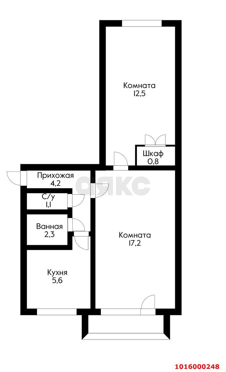Фото №13: 2-комнатная квартира 43&nbsp;м², 2/5&nbsp;эт. - Краснодар, Прикубанский внутригородской округ, мкр. Славянский, ул. Красных Партизан, 159
