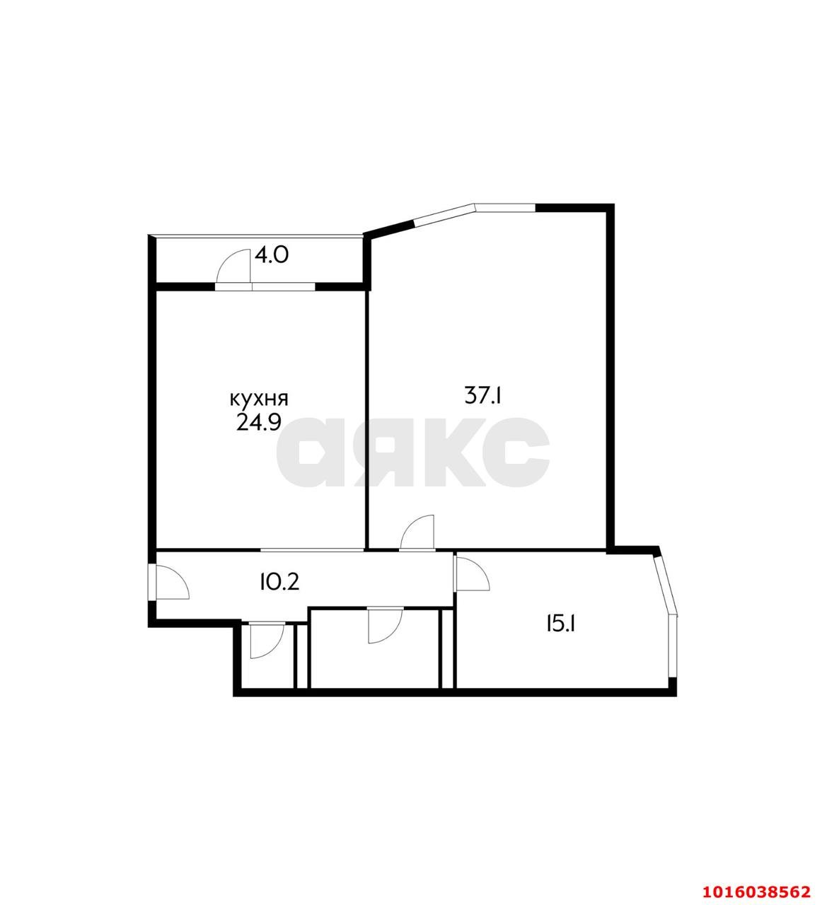 Фото №24: 2-комнатная квартира 98&nbsp;м², 3/15&nbsp;эт. - Краснодар, Центральный внутригородской округ, мкр. Завод Измерительных Приборов, ул. Зиповская, 4/3
