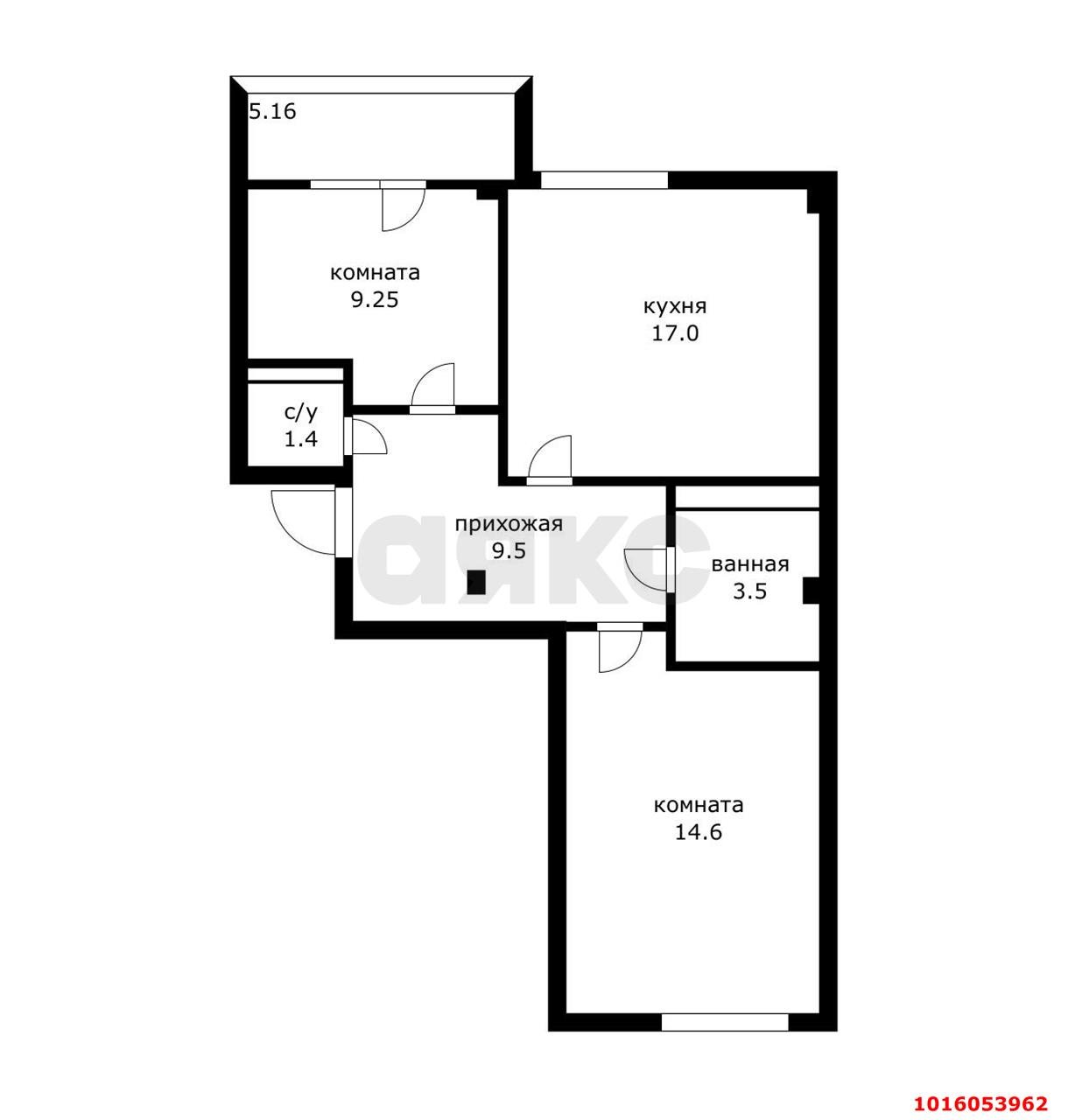 Фото №25: 2-комнатная квартира 57&nbsp;м², 1/7&nbsp;эт. - Краснодар, Прикубанский внутригородской округ, мкр. жилой комплекс Европа-Сити, ул. Византийская, 9