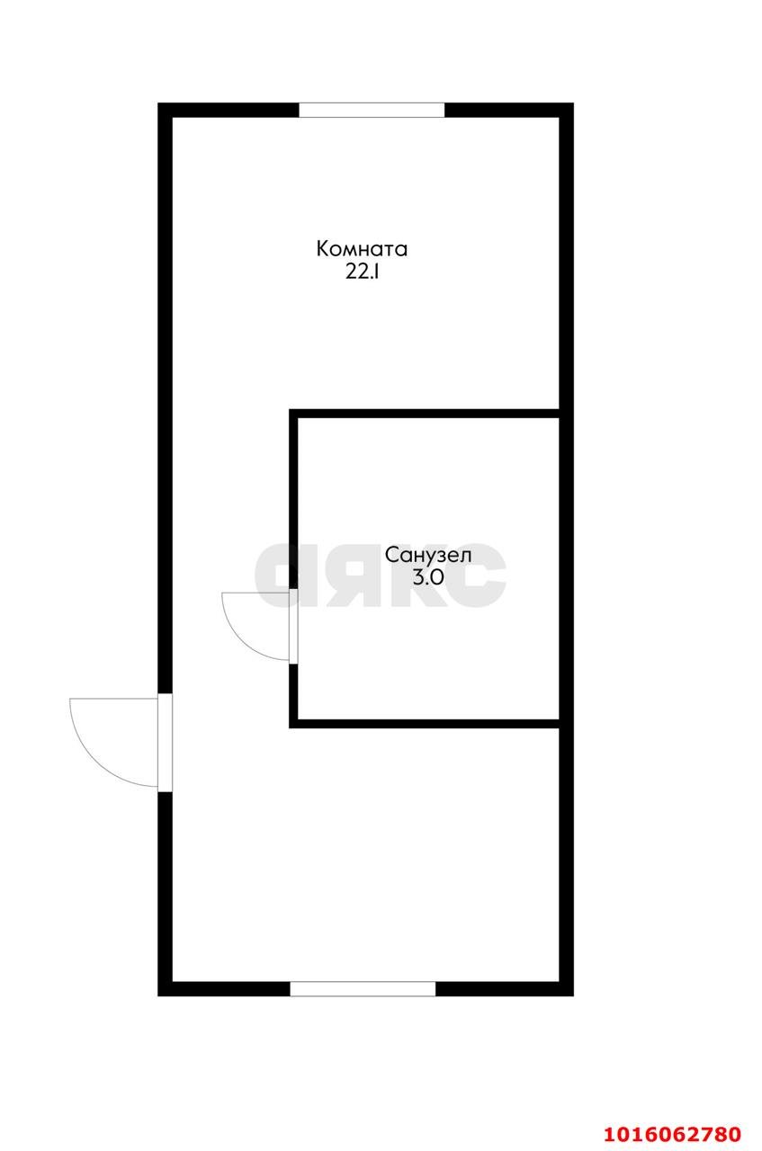Фото №8: Студия 25&nbsp;м² - Краснодар, мкр. Прикубанский внутригородской округ, ул. имени Ивана Лотышева, 17
