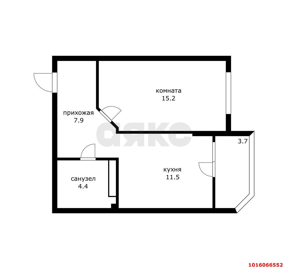 Фото №10: 1-комнатная квартира 41&nbsp;м², 3/22&nbsp;эт. - Краснодар, Прикубанский внутригородской округ, мкр. ЖК Губернский, ул. им. Героя Яцкова И.В., 19к2