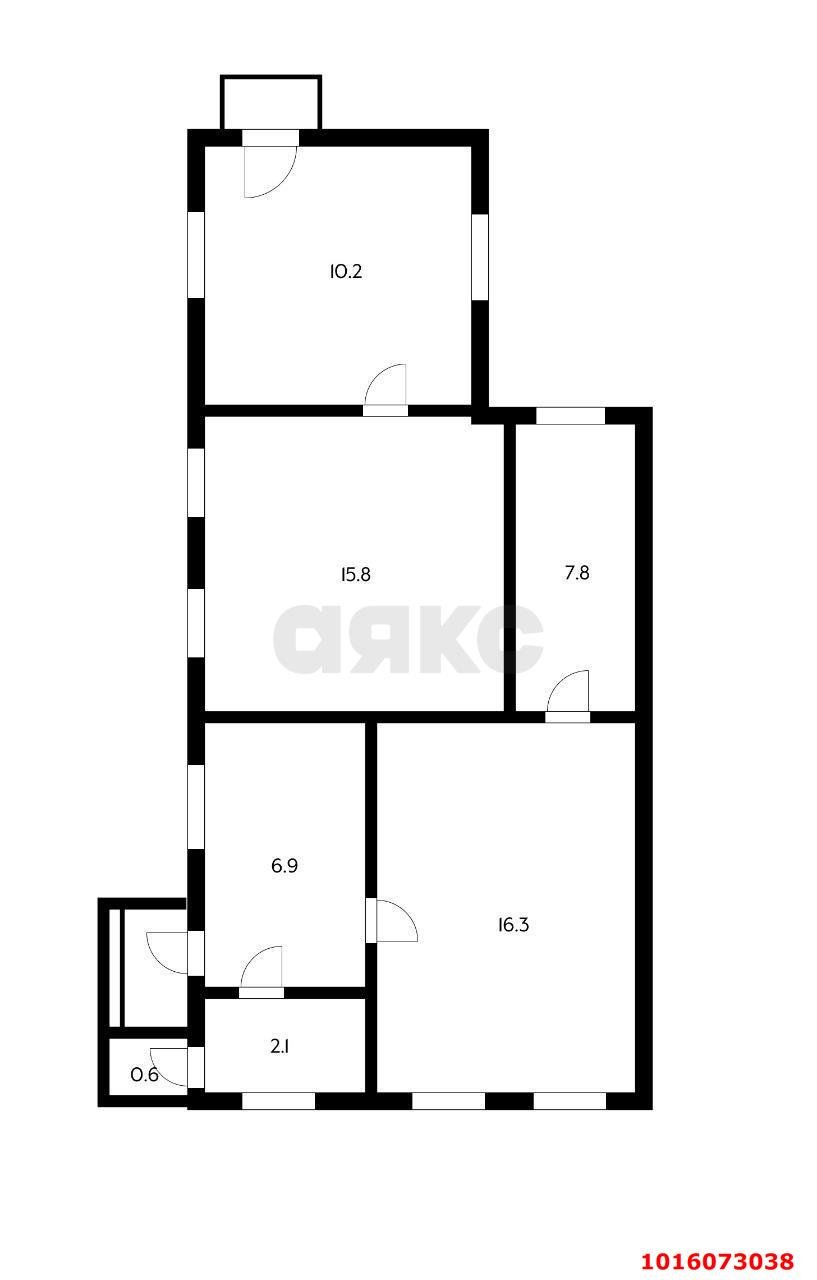 Фото №15: Дом 47&nbsp;м² + 3.83&nbsp;сот., 1&nbsp;эт. - Краснодар, Центральный внутригородской округ, мкр. Центральный, ул. имени Максима Горького, 151