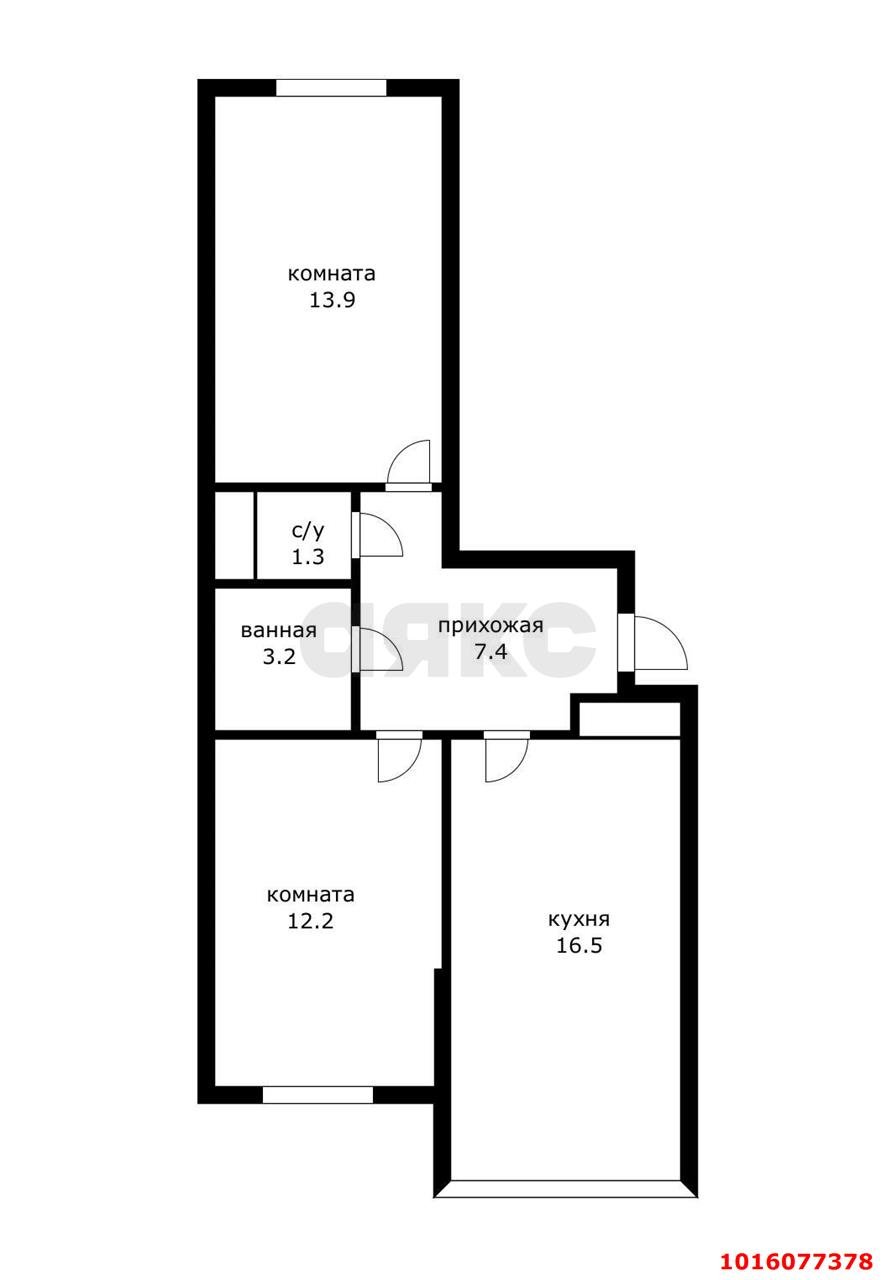 Фото №7: 2-комнатная квартира 55&nbsp;м², 11/16&nbsp;эт. - Краснодар, Прикубанский внутригородской округ, мкр. жилой комплекс Ракурс, ул. имени Героя Ростовского, 8к7