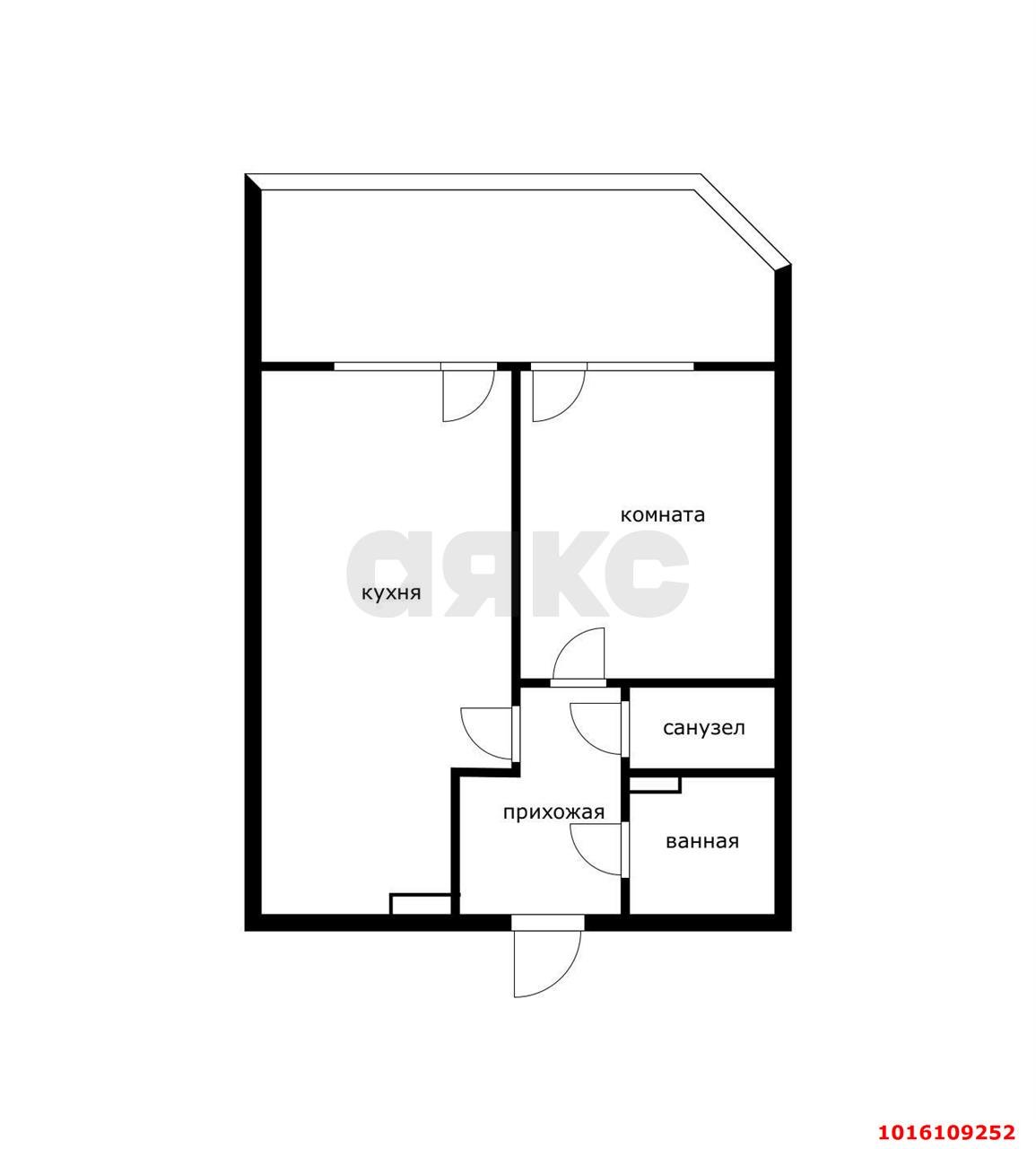 Фото №15: 1-комнатная квартира 55&nbsp;м², 14/25&nbsp;эт. - Краснодар, Прикубанский внутригородской округ, мкр. Любимово, 11/1