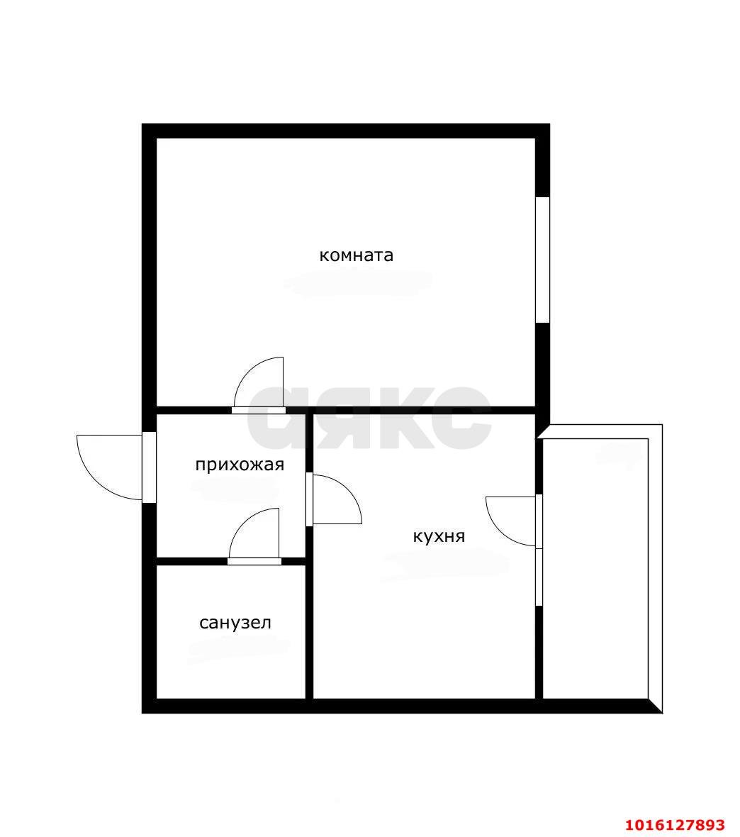 Фото №9: 1-комнатная квартира 39&nbsp;м², 1/4&nbsp;эт. - Новая Адыгея, мкр. жилой комплекс Родной Дом, ул. Бжегокайская, 31/2к1