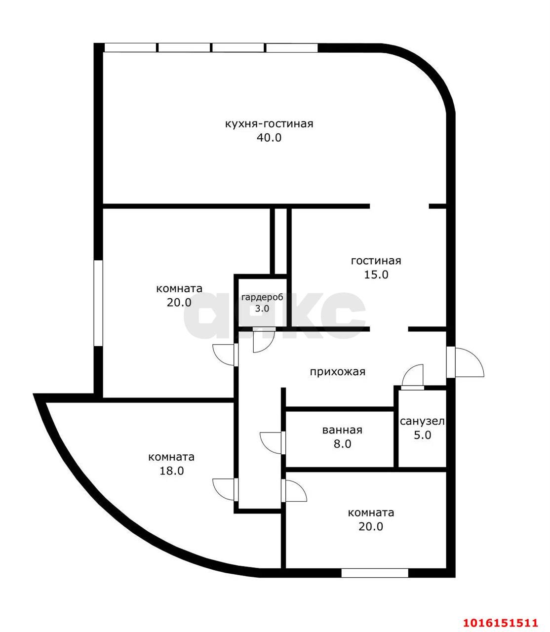 Фото №20: 3-комнатная квартира 182&nbsp;м², 1/4&nbsp;эт. - Краснодар, Прикубанский внутригородской округ, мкр. Немецкая Деревня, пр-кт Гёте, 10