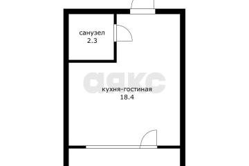 Фото №1: Студия 20 м², 6/6 эт. - Краснодар, мкр. Дубинка, ул. Ковтюха, 109/3