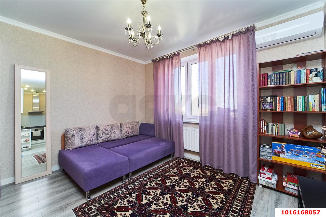 Фото №9: 1-комнатная квартира 37&nbsp;м², 21/23&nbsp;эт. - Краснодар, Карасунский внутригородской округ, Гидростроителей, мкр. жилой комплекс Поющие Фонтаны, ул. Невкипелого, 18к2