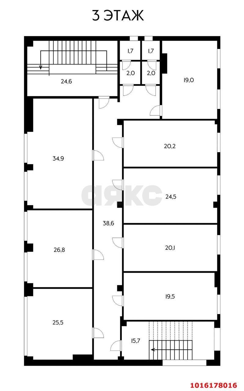 Фото №4: Отдельное здание 990&nbsp;м², 1/4&nbsp;эт. - Краснодар, Карасунский внутригородской округ, мкр. Хлопчато-бумажный Комбинат, пер. Уральский, 1