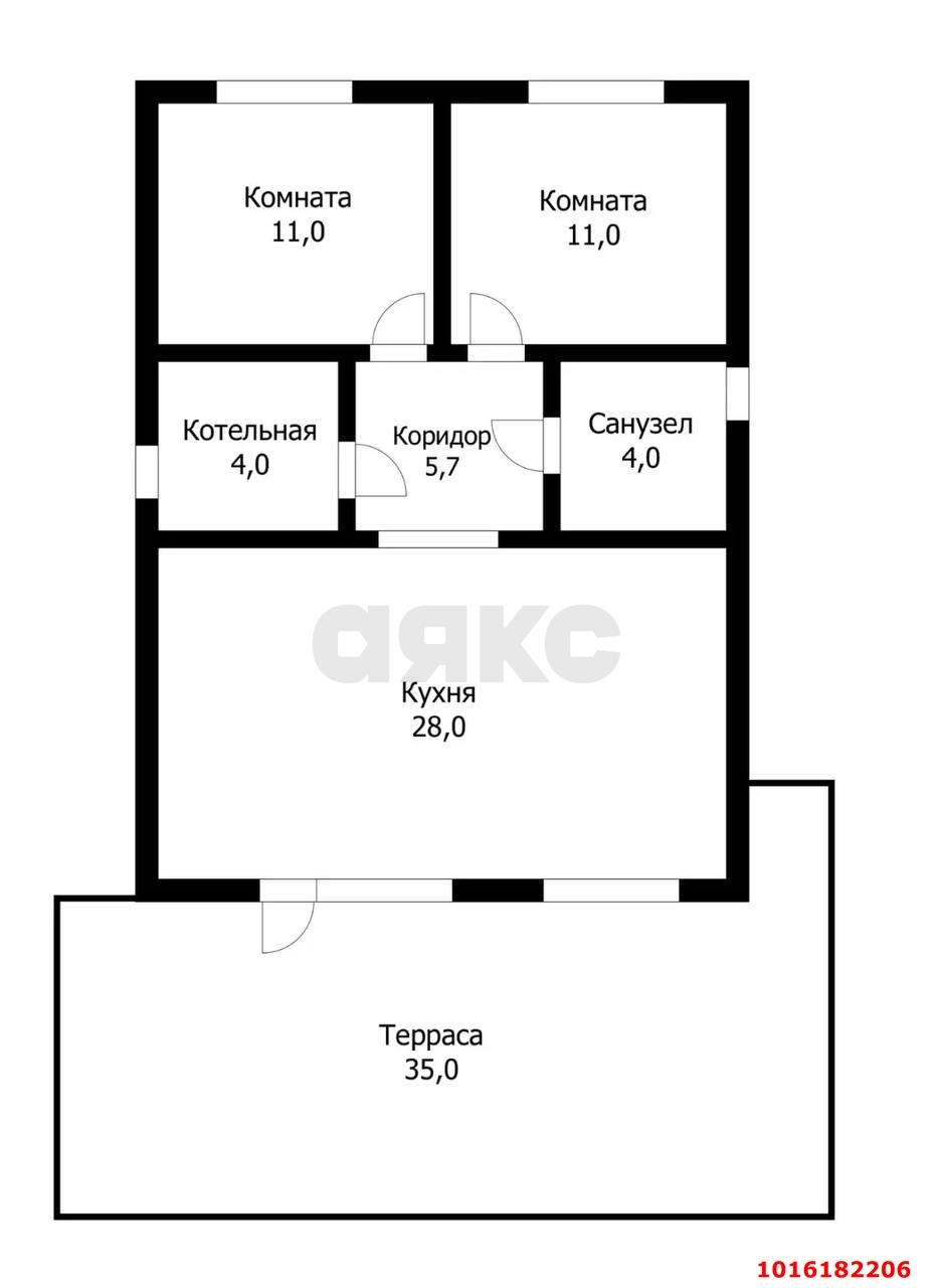 Фото №9: Дом 104&nbsp;м² + 6.1&nbsp;сот., 1&nbsp;эт. - Ленина, Карасунский внутригородской округ, мкр. НСТ №1 Югтекс, ул. Весёлая
