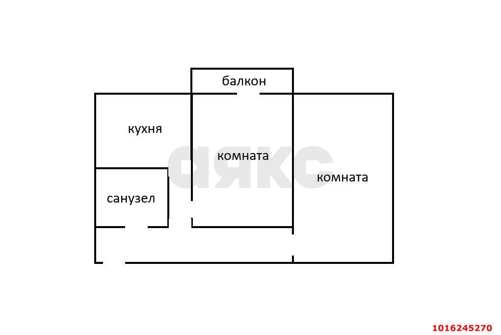 Фото №14: 2-комнатная квартира 45&nbsp;м², 4/4&nbsp;эт. - Краснодар, Центральный внутригородской округ, мкр. Дубинка, ул. Воронежская, 40