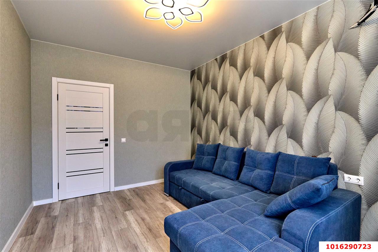 Фото №4: 1-комнатная квартира 38&nbsp;м², 13/16&nbsp;эт. - Краснодар, Прикубанский внутригородской округ, мкр. жилой комплекс Самолёт, ул. Западный Обход, 39/2