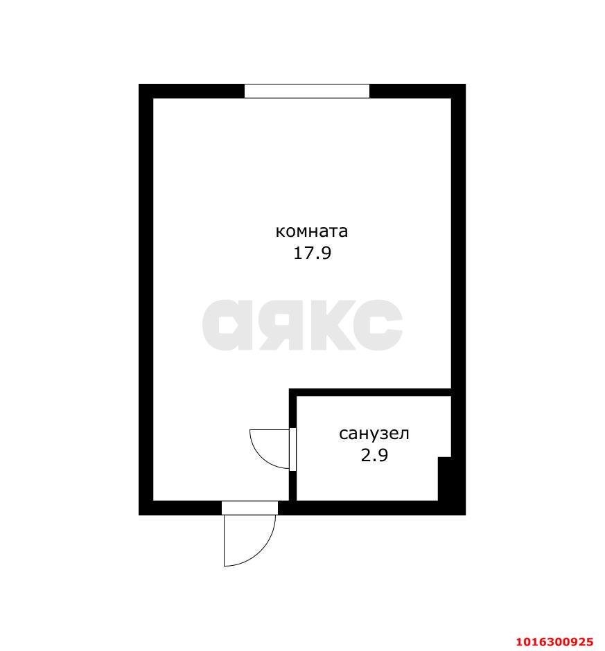 Фото №8: Студия 20&nbsp;м², 1/3&nbsp;эт. - Лермонтово, ул. Ленина, 61Б