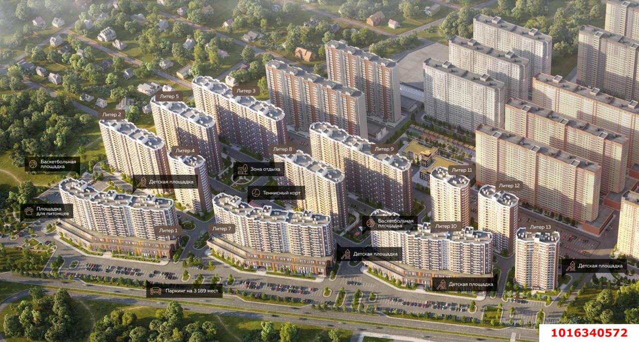 Фото №6: Торговое помещение 49&nbsp;м², 1/19&nbsp;эт. - Краснодар, Прикубанский внутригородской округ, имени Петра Метальникова, мкр. ЖК Лучший, ул. Ростовское шоссе, 30/6к3