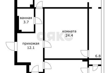 Фото №1: 2-комнатная квартира 75 м², 3/4 эт. - Краснодар, мкр. Юбилейный, ул. 70-летия Октября, 26/1