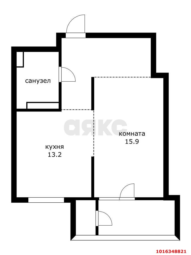 Фото №3: 1-комнатная квартира 41&nbsp;м², 7/16&nbsp;эт. - Краснодар, Прикубанский внутригородской округ, мкр. жилой комплекс Новелла, ул. Питерская, 40