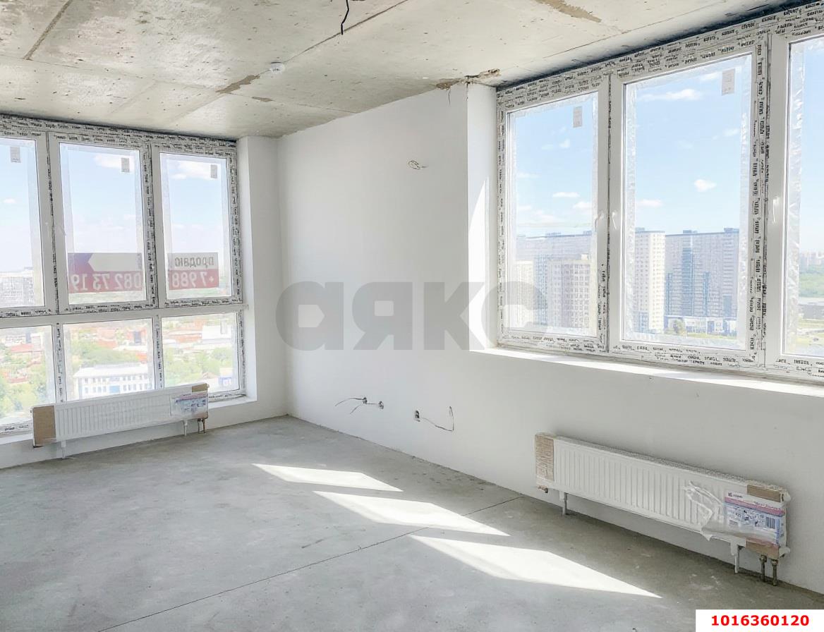 Фото №12: 3-комнатная квартира 92&nbsp;м², 22/24&nbsp;эт. - Краснодар, Центральный внутригородской округ, мкр. Черёмушки, ул. Обрывная, 132/1к15