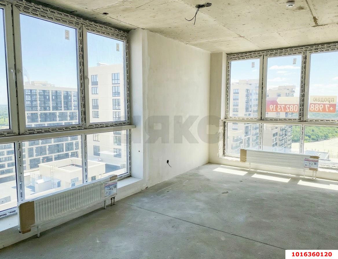 Фото №4: 3-комнатная квартира 92&nbsp;м², 22/24&nbsp;эт. - Краснодар, Центральный внутригородской округ, мкр. Черёмушки, ул. Обрывная, 132/1к15