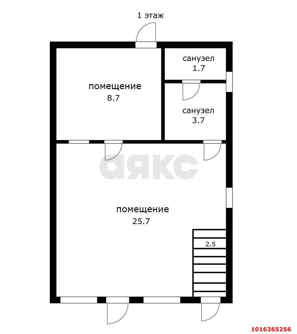 Фото №5: Торговое помещение 85&nbsp;м², 1/2&nbsp;эт. - Краснодар, Западный внутригородской округ, мкр. Центральный, ул. имени Максима Горького, 70