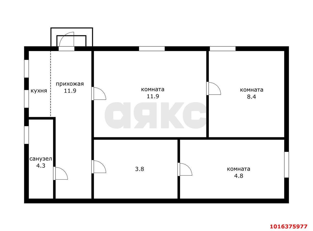 Фото №16: Часть дома 47&nbsp;м² + 3.3&nbsp;сот., 1&nbsp;эт. - Краснодар, Карасунский внутригородской округ, мкр. Хлопчато-бумажный Комбинат, ул. Амурская, 29