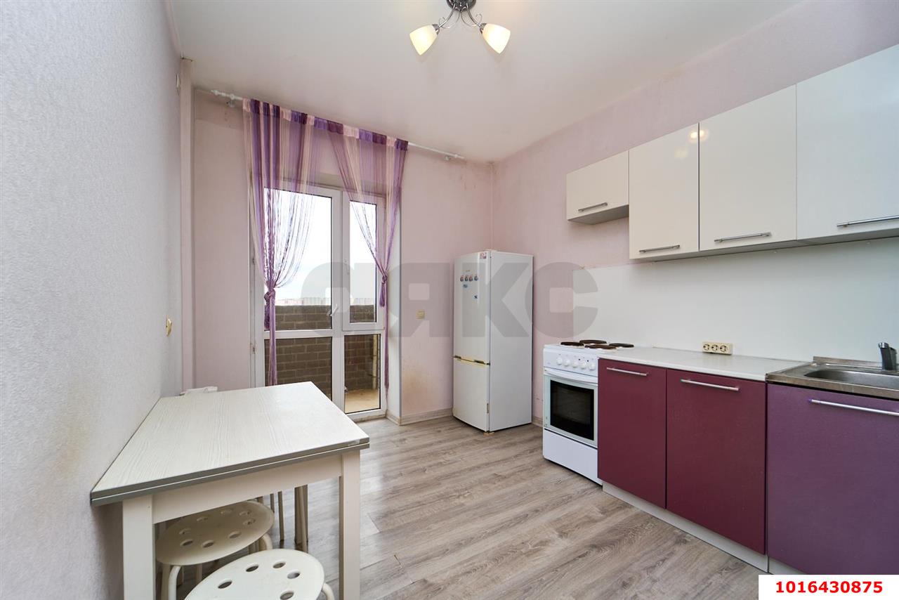 Фото №4: 1-комнатная квартира 33&nbsp;м², 12/16&nbsp;эт. - Краснодар, Прикубанский внутригородской округ, Музыкальный, мкр. ЖК Притяжение, ул. Московская, 118к1