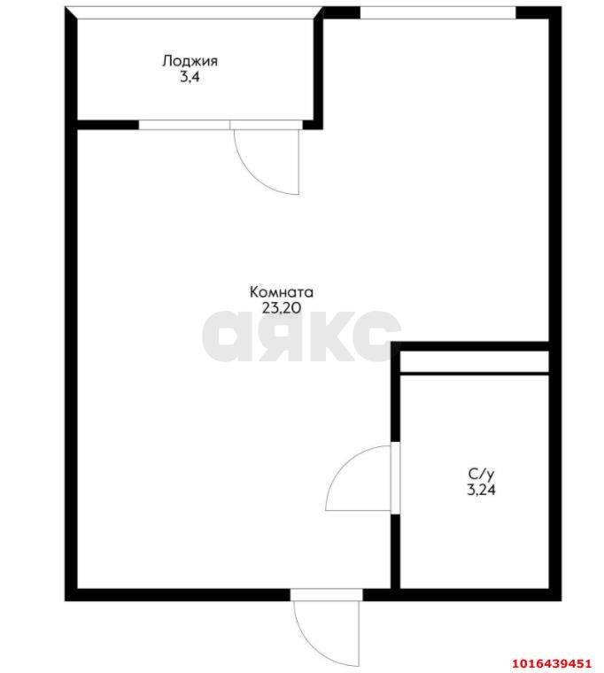 Фото №5: Студия 29&nbsp;м², 22/22&nbsp;эт. - Краснодар, Прикубанский внутригородской округ, ЖК Славянка, мкр. Славянский, ул. Заполярная, 39к10