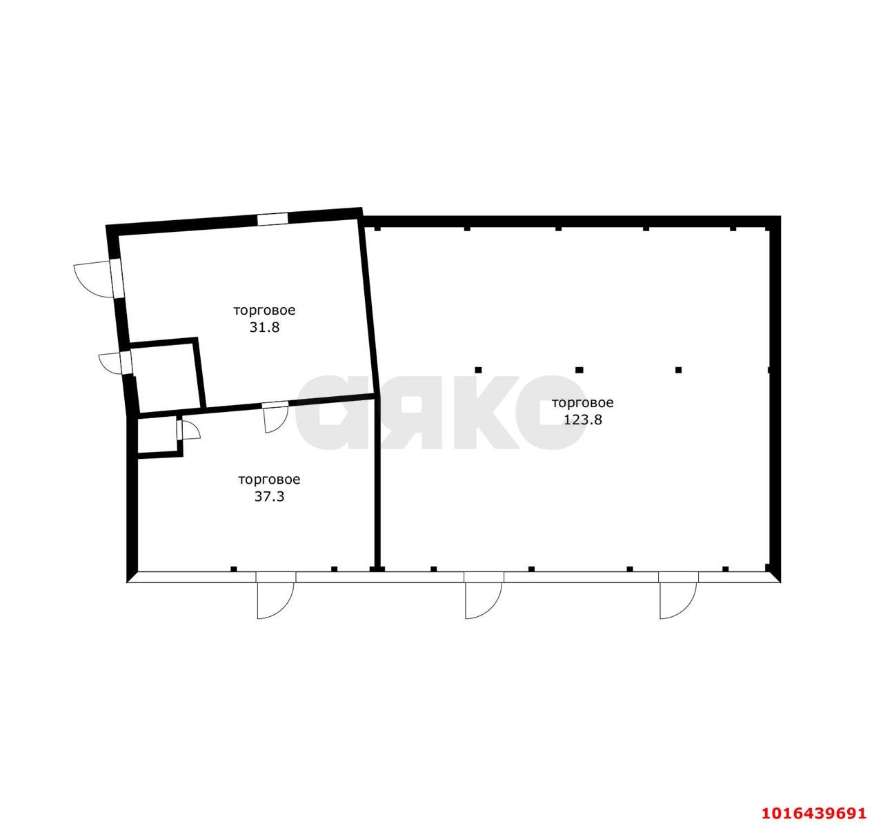 Фото №9: Торговое помещение 194&nbsp;м², 1/1&nbsp;эт. - Славянск-на-Кубани, ул. Батарейная, 154
