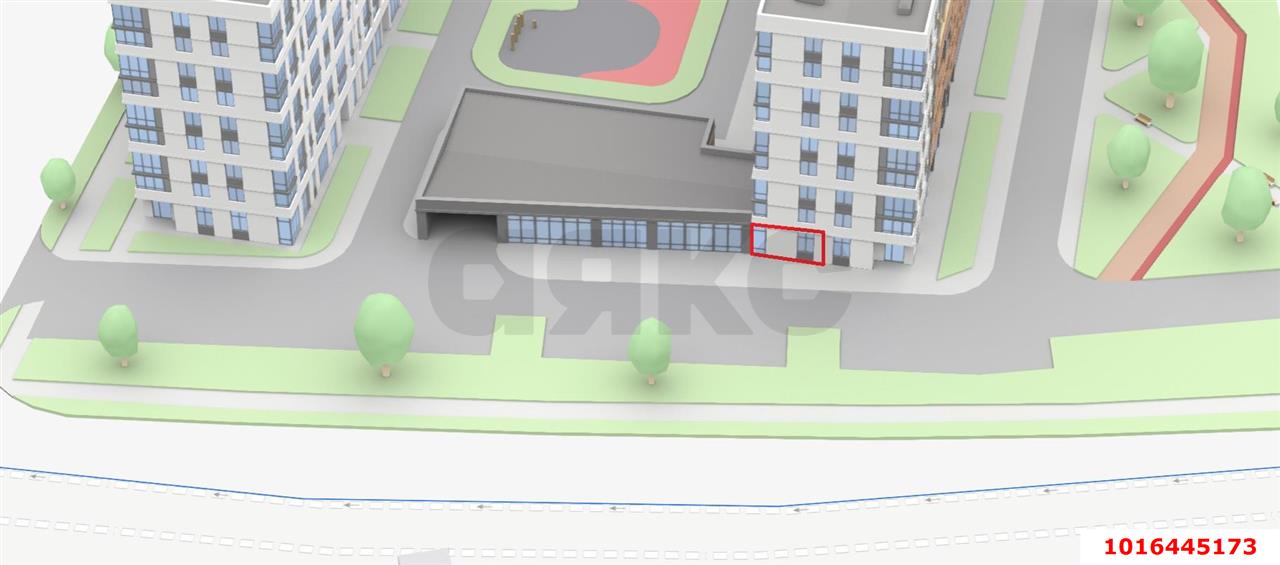 Фото №7: Торговое помещение 106&nbsp;м², 1/9&nbsp;эт. - Краснодар, Прикубанский внутригородской округ, мкр. жилой комплекс Народные Кварталы, ул. имени Владимира Рунова, 2к1