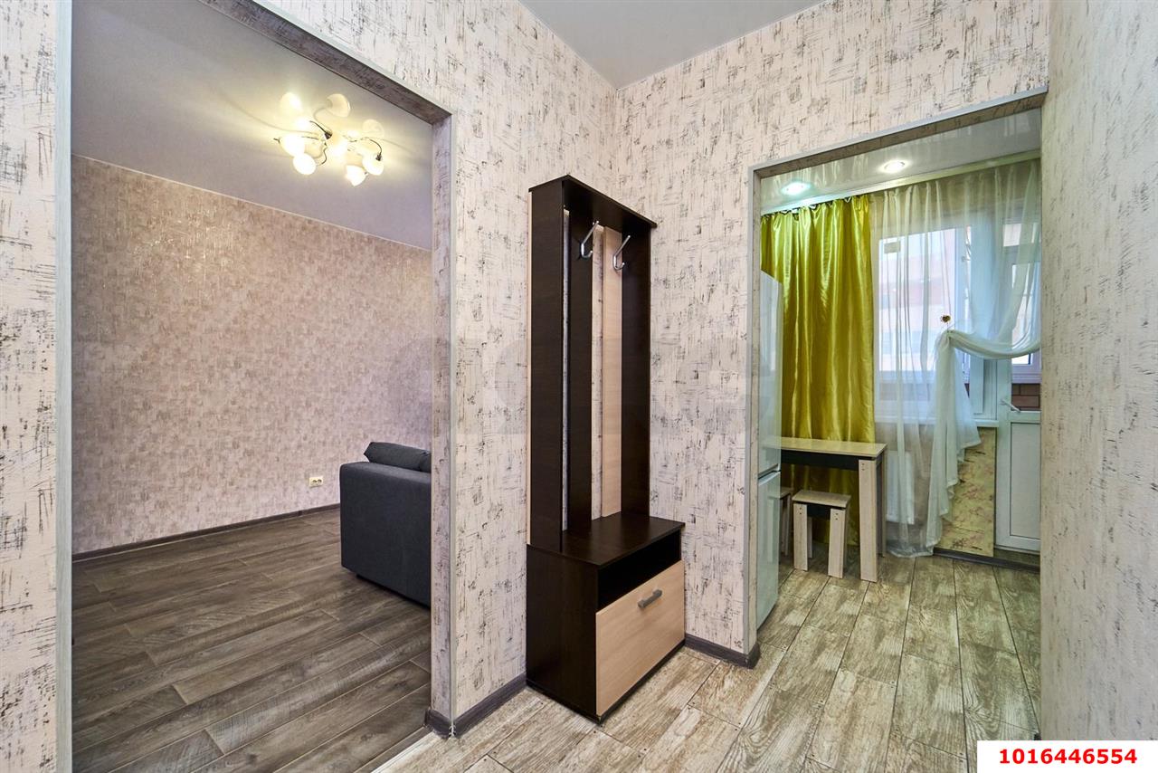 Фото №7: 1-комнатная квартира 30&nbsp;м², 8/16&nbsp;эт. - Краснодар, Прикубанский внутригородской округ, Молодёжный, мкр. жилой комплекс Абрикос, ул. 5-я Дорожная, 68к2