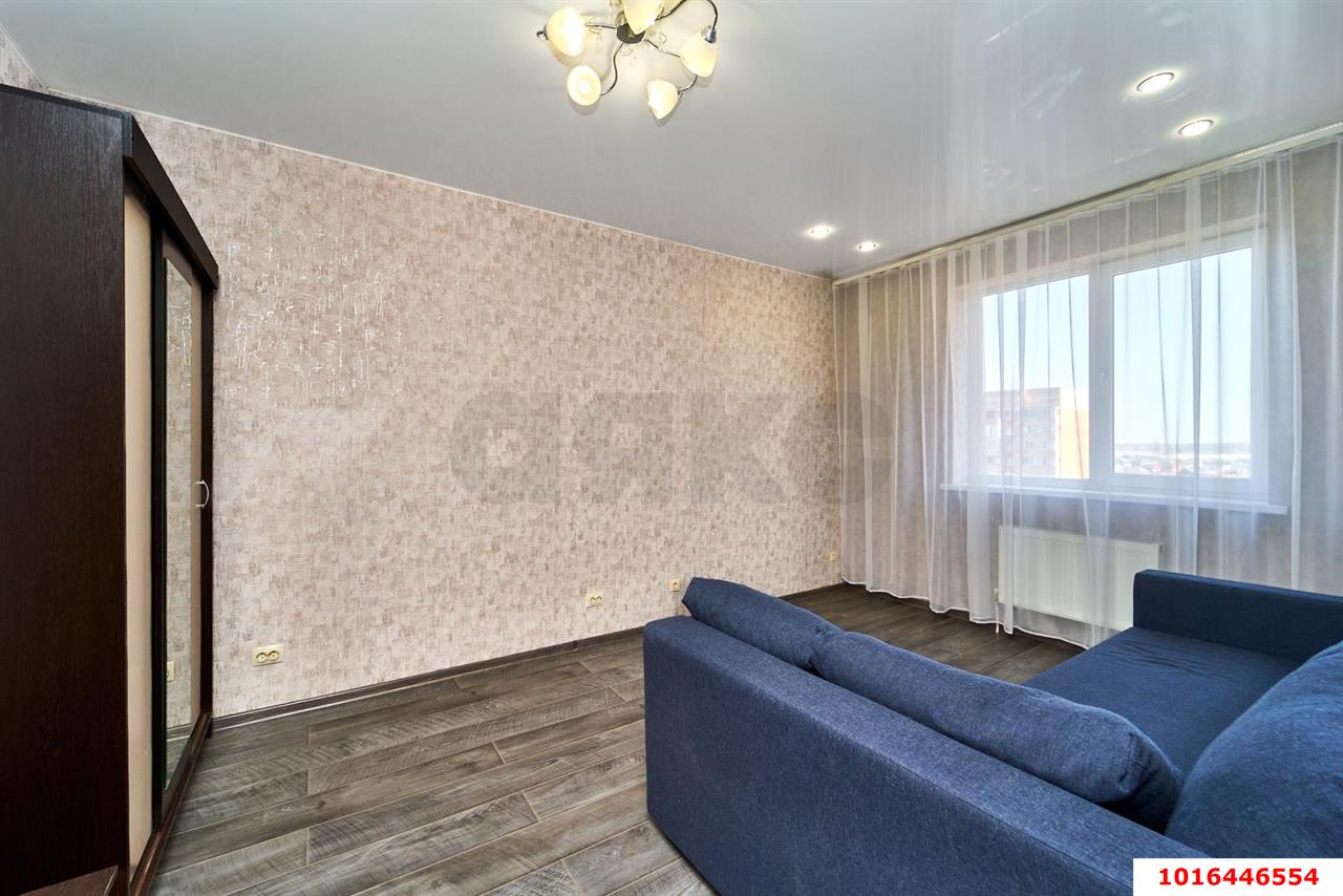 Фото №2: 1-комнатная квартира 30&nbsp;м², 8/16&nbsp;эт. - Краснодар, Прикубанский внутригородской округ, Молодёжный, мкр. жилой комплекс Абрикос, ул. 5-я Дорожная, 68к2