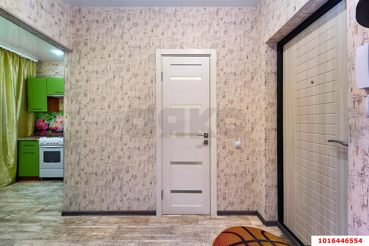 Фото №8: 1-комнатная квартира 30&nbsp;м², 8/16&nbsp;эт. - Краснодар, Прикубанский внутригородской округ, Молодёжный, мкр. жилой комплекс Абрикос, ул. 5-я Дорожная, 68к2