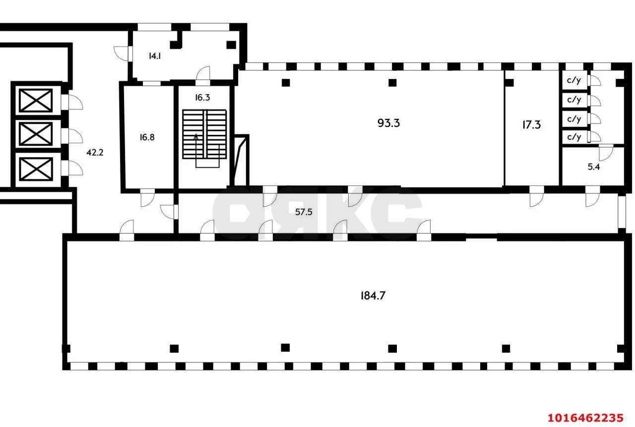 Фото №5: Офисное помещение 463&nbsp;м², 10/10&nbsp;эт. - Краснодар, Центральный внутригородской округ, мкр. Центральный, ул. Красная, 118