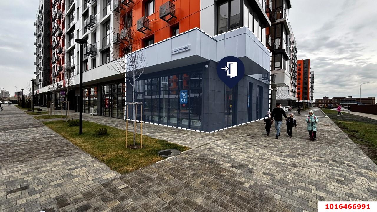Фото №1: Торговое помещение 67&nbsp;м², 1/9&nbsp;эт. - Краснодар, Прикубанский внутригородской округ, мкр. жилой комплекс Друзья, ул. имени Генерала Брусилова, 28к3