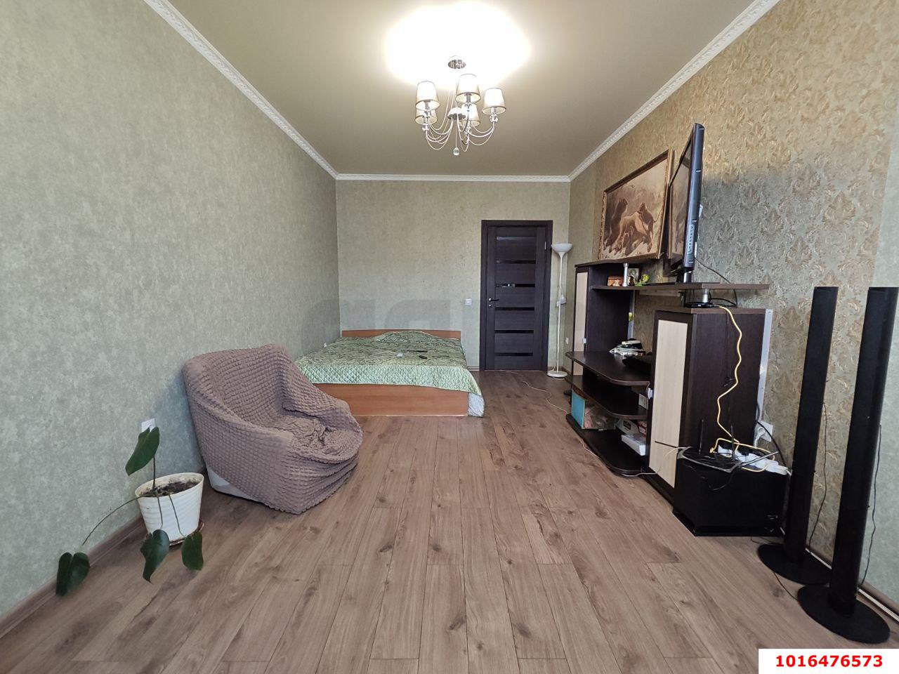 Фото №3: 1-комнатная квартира 43&nbsp;м², 2/16&nbsp;эт. - Краснодар, Прикубанский внутригородской округ, мкр. Догма Парк, ул. Марины Цветаевой, 3к1