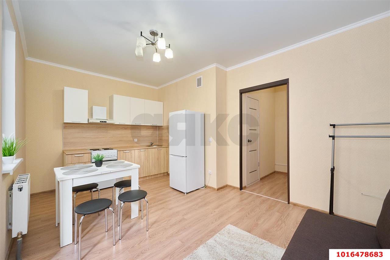Фото №2: Студия 30&nbsp;м², 8/16&nbsp;эт. - Краснодар, Прикубанский внутригородской округ, мкр. жилой комплекс Самолёт, ул. Западный Обход, 39/2к1