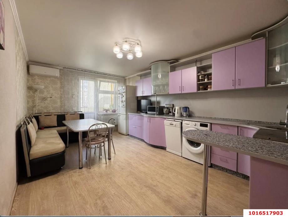 Фото №8: 3-комнатная квартира 100&nbsp;м², 2/16&nbsp;эт. - Краснодар, Прикубанский внутригородской округ, мкр. Новый, ул. 9-я Тихая, 17