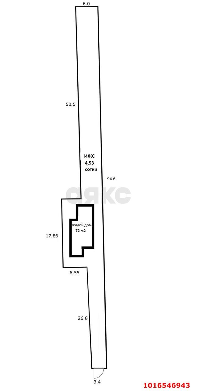 Фото №3: Дом 71&nbsp;м² + 4.53&nbsp;сот., 1&nbsp;эт. - Краснодар, Карасунский внутригородской округ, мкр. Курортный, ул. Курортный Посёлок