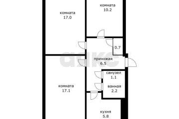Фото №1: 3-комнатная квартира 60 м², 1/5 эт. - Лорис, мкр. Карасунский внутригородской округ, ул. Рязанская, 36