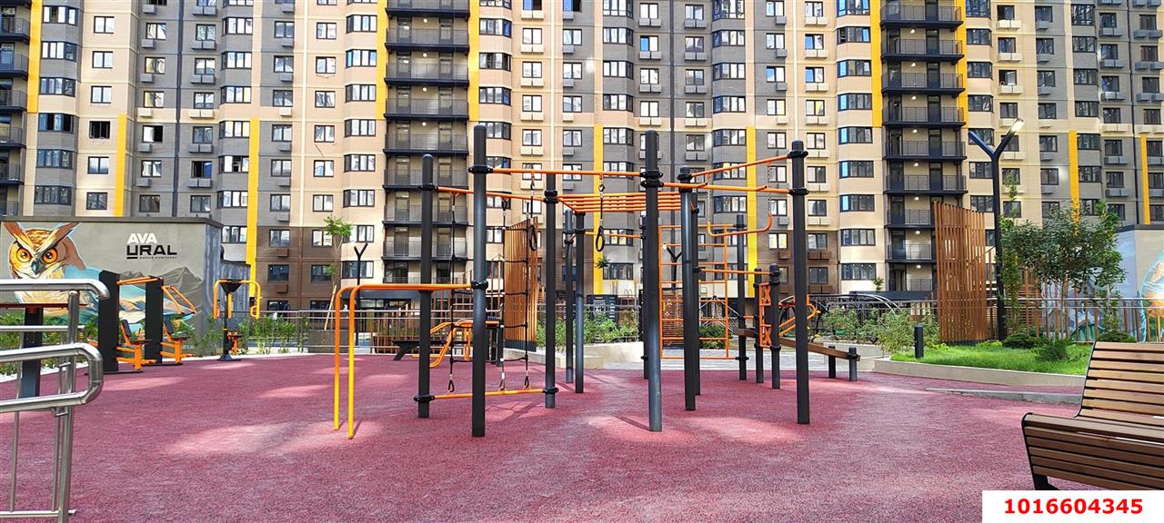 Фото №3: Студия 25&nbsp;м², 5/24&nbsp;эт. - Краснодар, Карасунский внутригородской округ, Камвольно-суконный Комбинат, мкр. ЖК Урал, ул. Уральская, 87/7